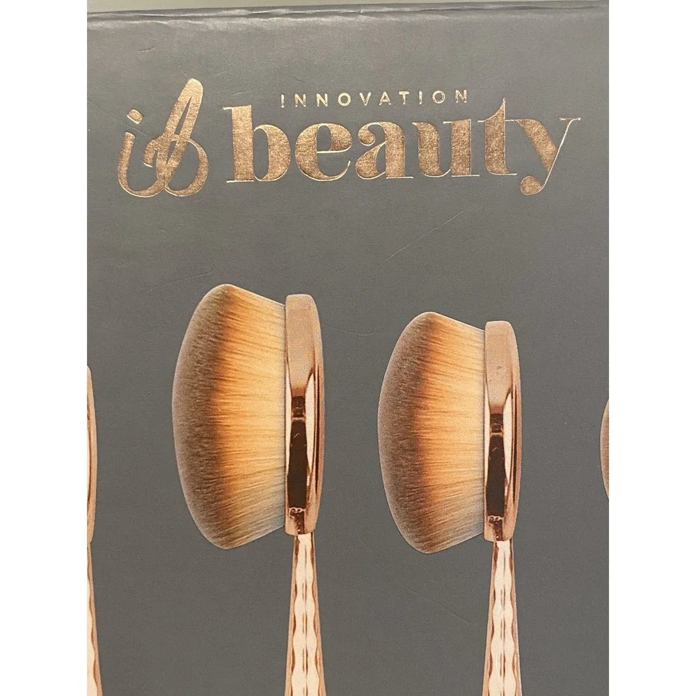 Innovation IA Beauty Oval Mermaid Makeup 10-Pc Brush Set NEW (Missing 1 Brush) - Picture 4 of 5